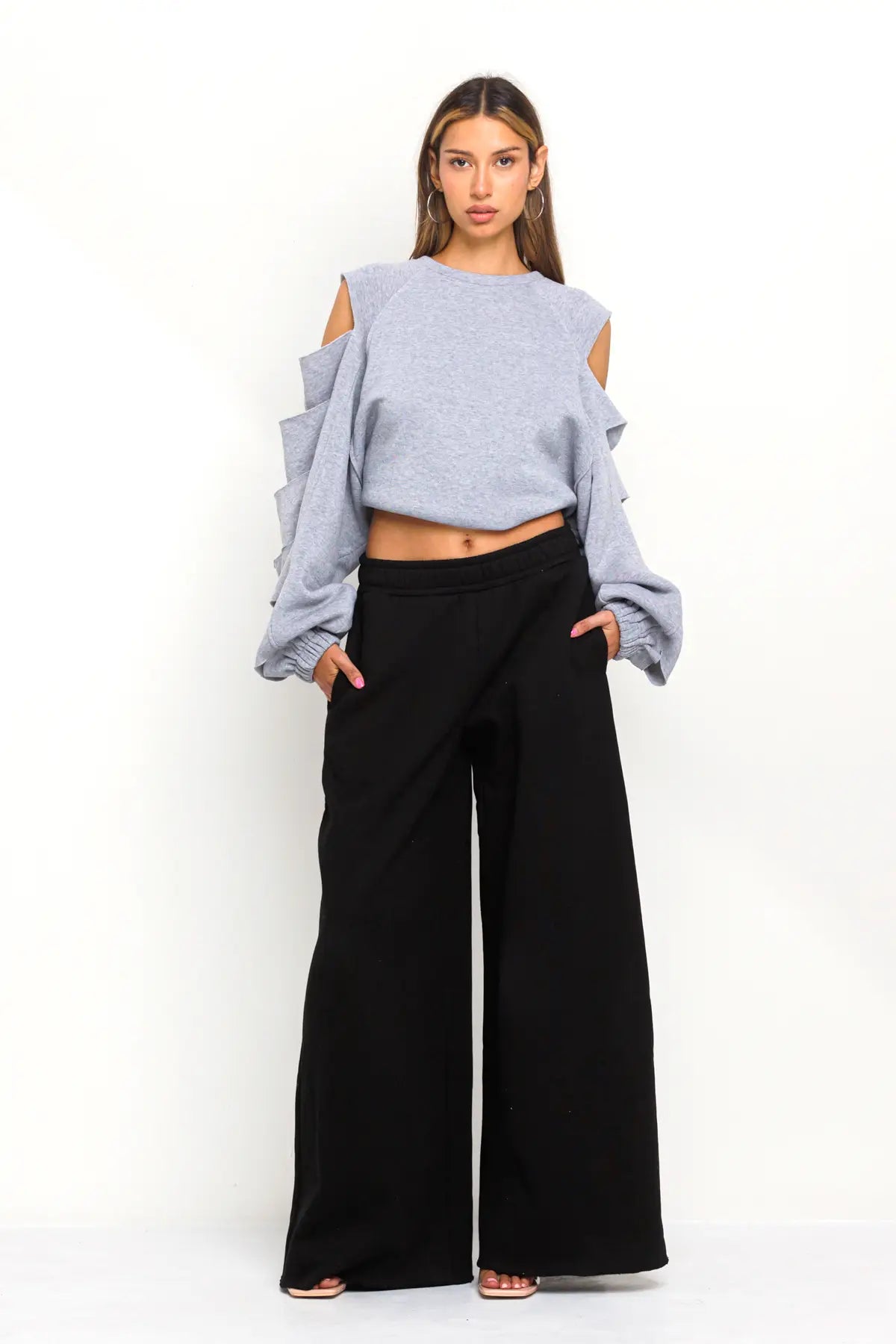 Wide Leg Casual Sweatpants