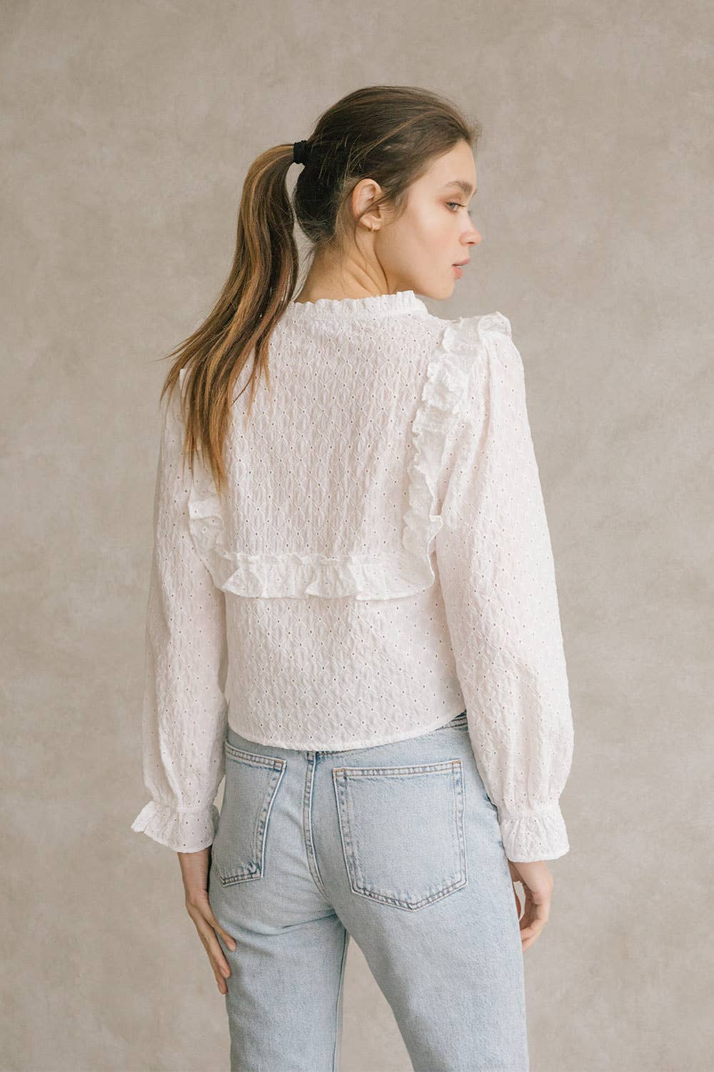 Eyelet Cottage Blouse