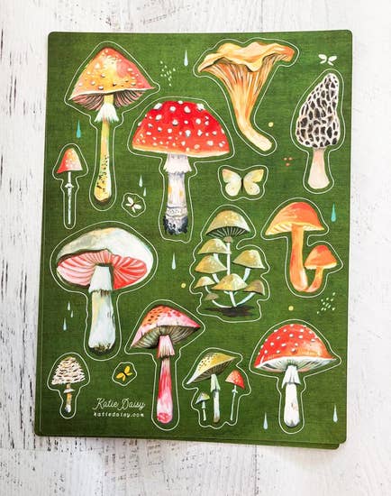Mushroom Sticker Sheet