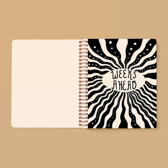 Moon Face Open Dated 12 Month Planner