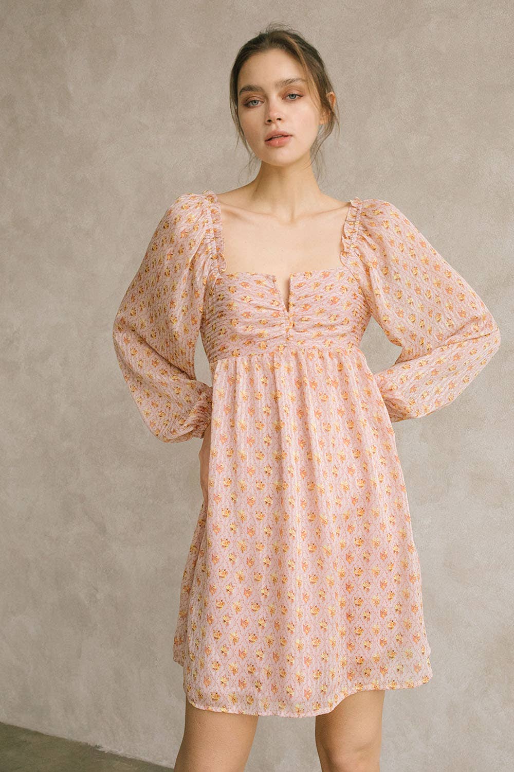 Yellow Rose Blush Dress