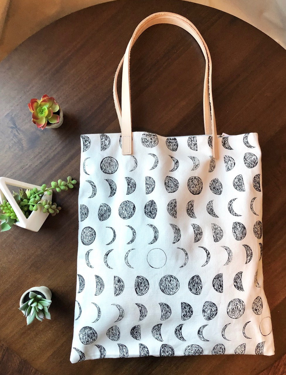 Moon Phase Organic Tote