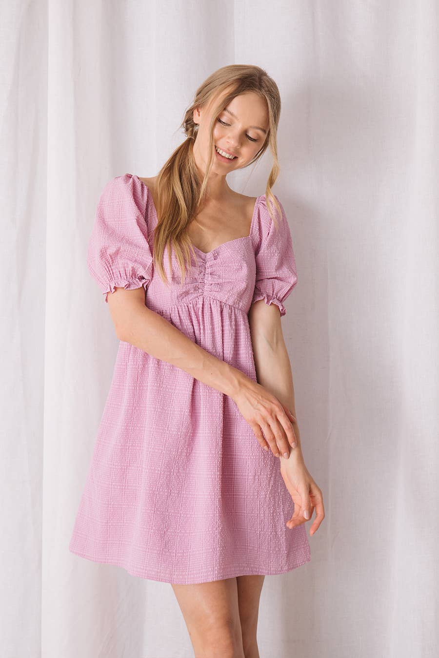 Storia Monochromatic Mini Dress