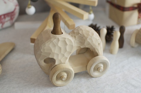 Wooden Toy Elephant - Elsa - Happy Go Ducky