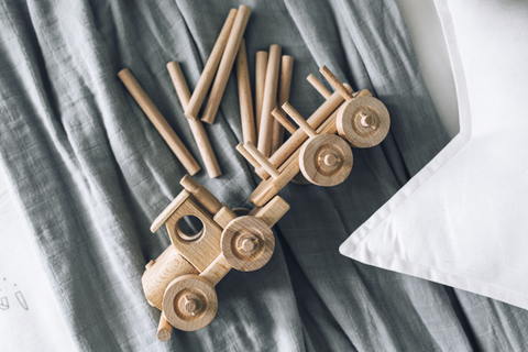 Wooden Toy Truck Toby - Happy Go Ducky