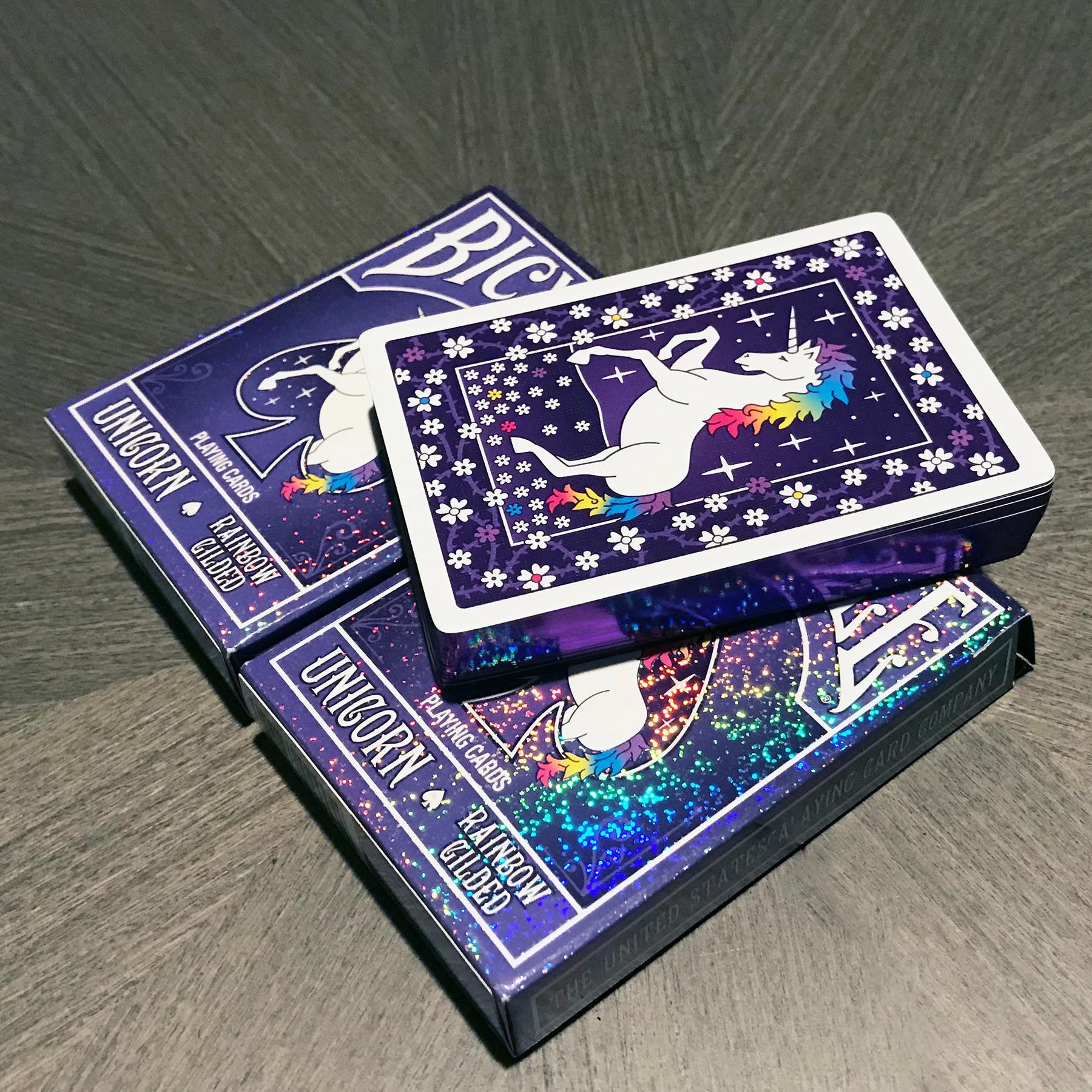 bicycle unicorn cards