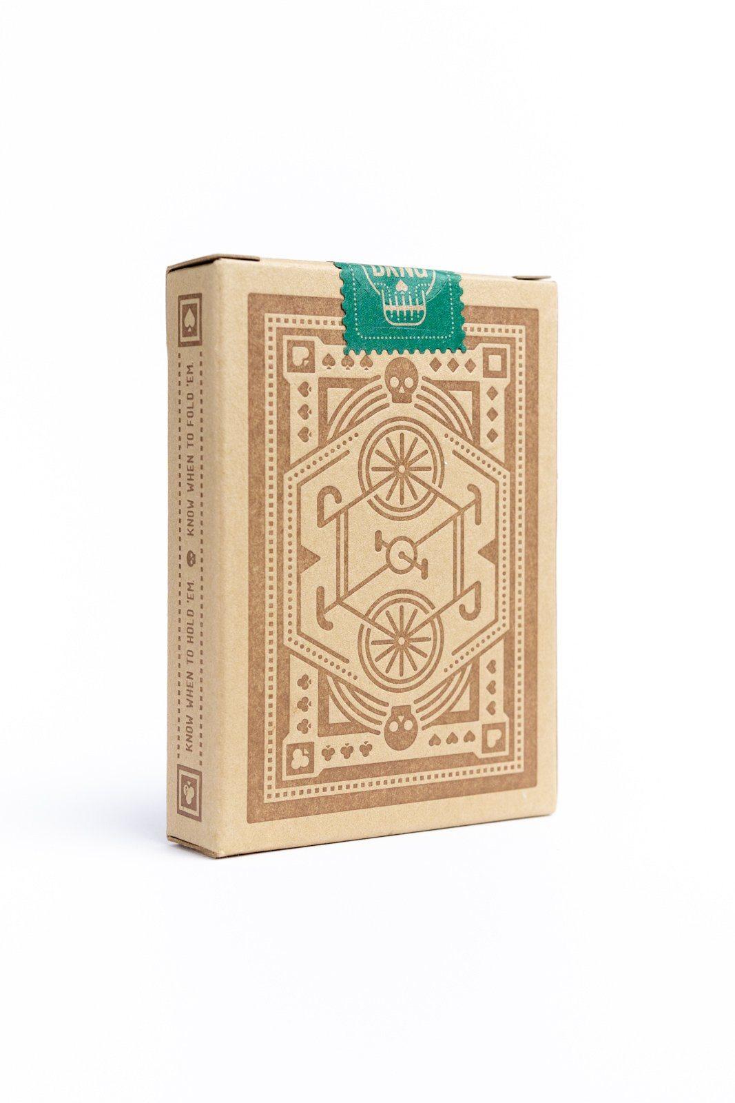 Limited Edition Brand New Sealed Green Wheel Playing Cards 