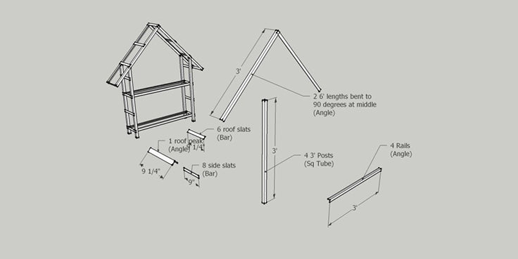 garden trellis beginner welding project blueprints