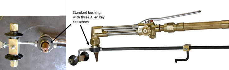 Standard bushing for the Flange Wizard Chariot Cutting Guide