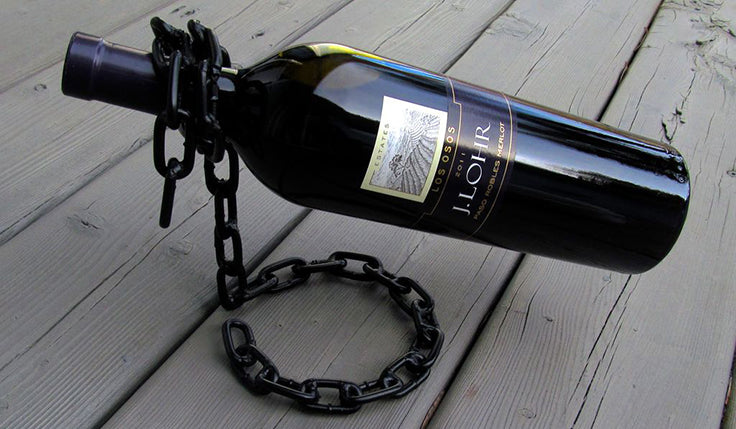 wine bottle holder welding project