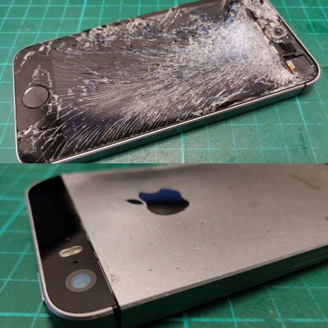 how to fix an iphone se trapped in a door