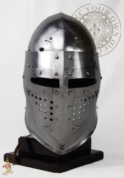 Medieval Helm, Bascinet Early - Mid 14th Century Helmet | Make Your Own