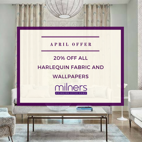 20% off all Harlequin fabric and wallpapers