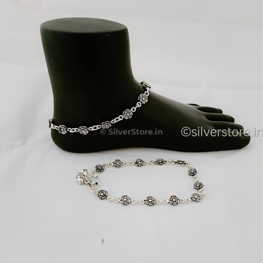 Silver Payal / Silver Anklets - 925 Silver – SilverStore.in