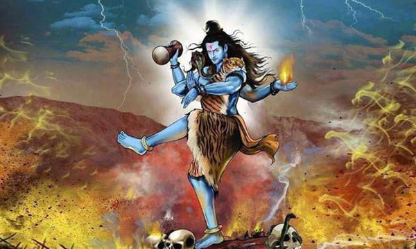 Mahadeva - Shiva Tandava - Tandava Dance - Shiva Nataraja Lord Of The Dance - Woodgeek - Woodgeekstore