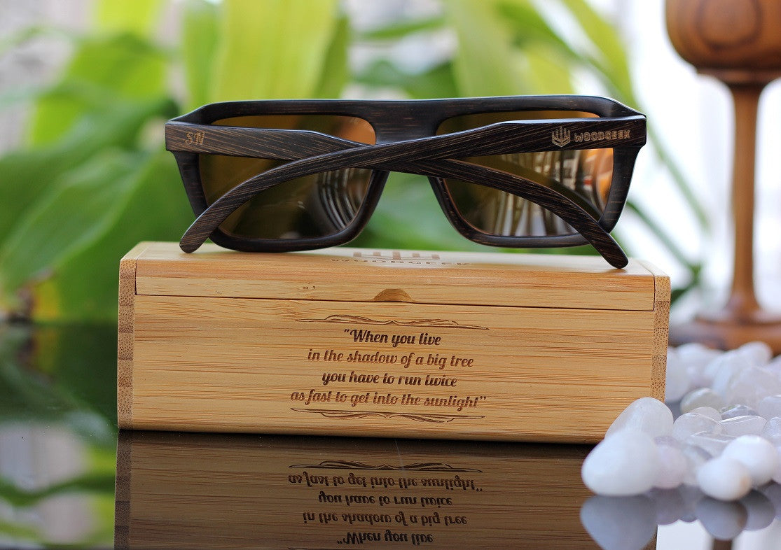 Buy bamboo wood sunglasses personalized to your liking - Woodgeek Store