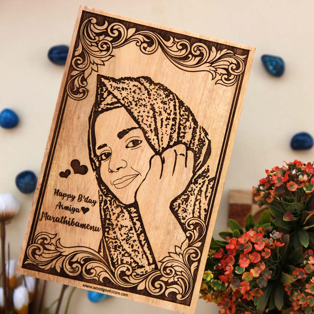 Wood Engraved Photo As The Best Gift For Best Friend. This Personalised Gift Makes Great Birthday Gift Ideas For Best Friend Female. Looking for gifts for friends? This is one of the best birthday gift ideas for best friend.