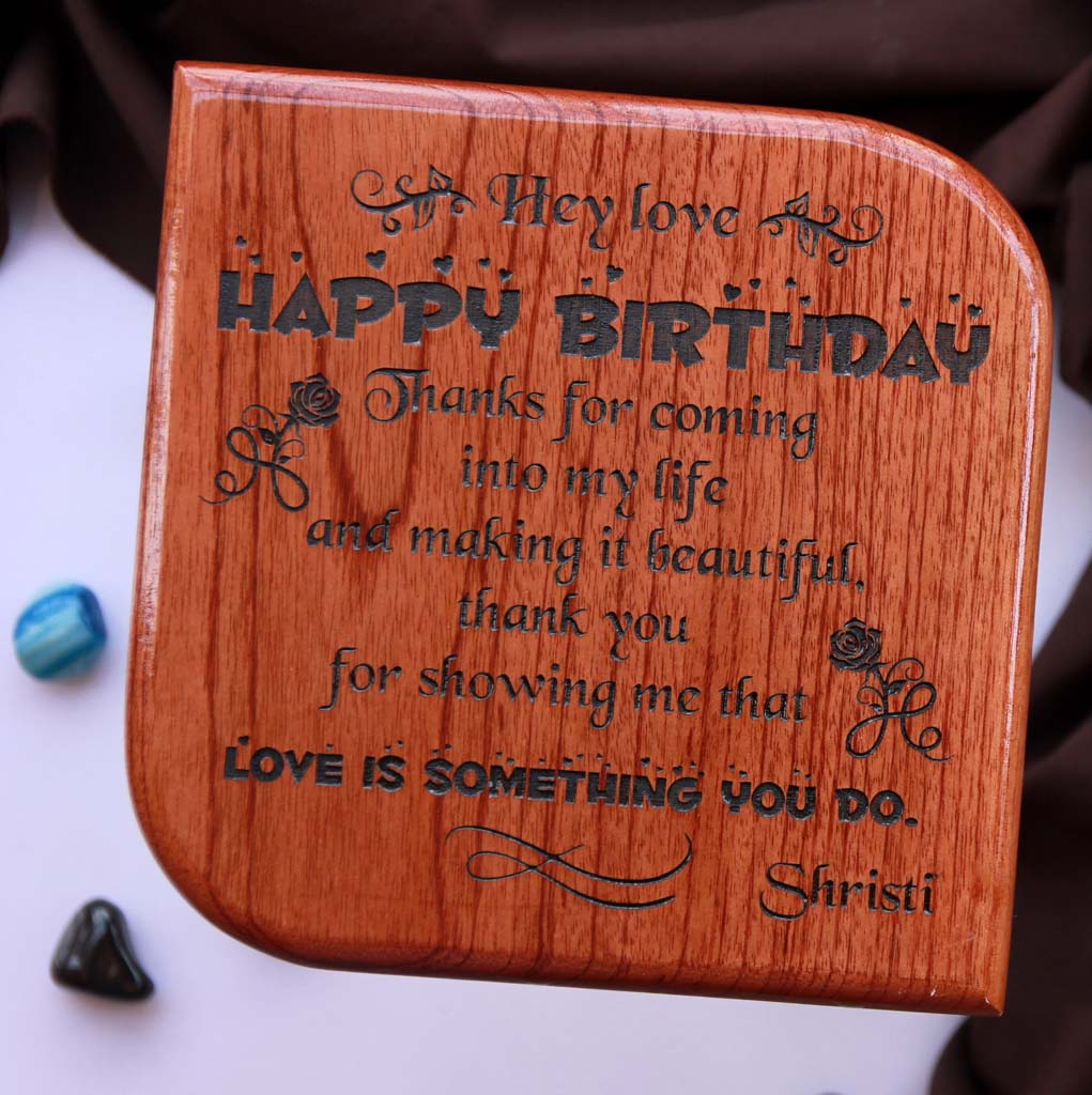 Personalised Happy Birthday Wooden Plaque. This Is One Of The Best Birthday Gifts For Men. This Wooden Plaque Is One Of The Birthday Gifts For Men. Birthday Gifts For Him. Looking For Birthday Gift Ideas For Boyfriend? This Wooden Plaque Is A Great Birthday Gift For Boyfriend. These Wooden Plaques Make The Best Birthday Gifts For Men. This Makes Unique Birthday Gifts For Him.