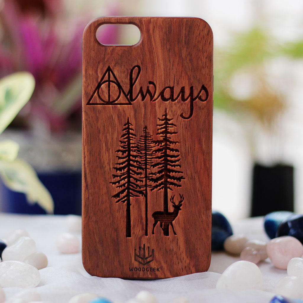 Customized Harry Potter Phone Cases for Harry Potter fans. This Harry Potter Always iPhone Case by Woodgeek Store Makes An Unique Harry Potter Gift For Potterheads. Shop More Such Harry Potter Inspired Gifts Online From The Woodgeek Store.