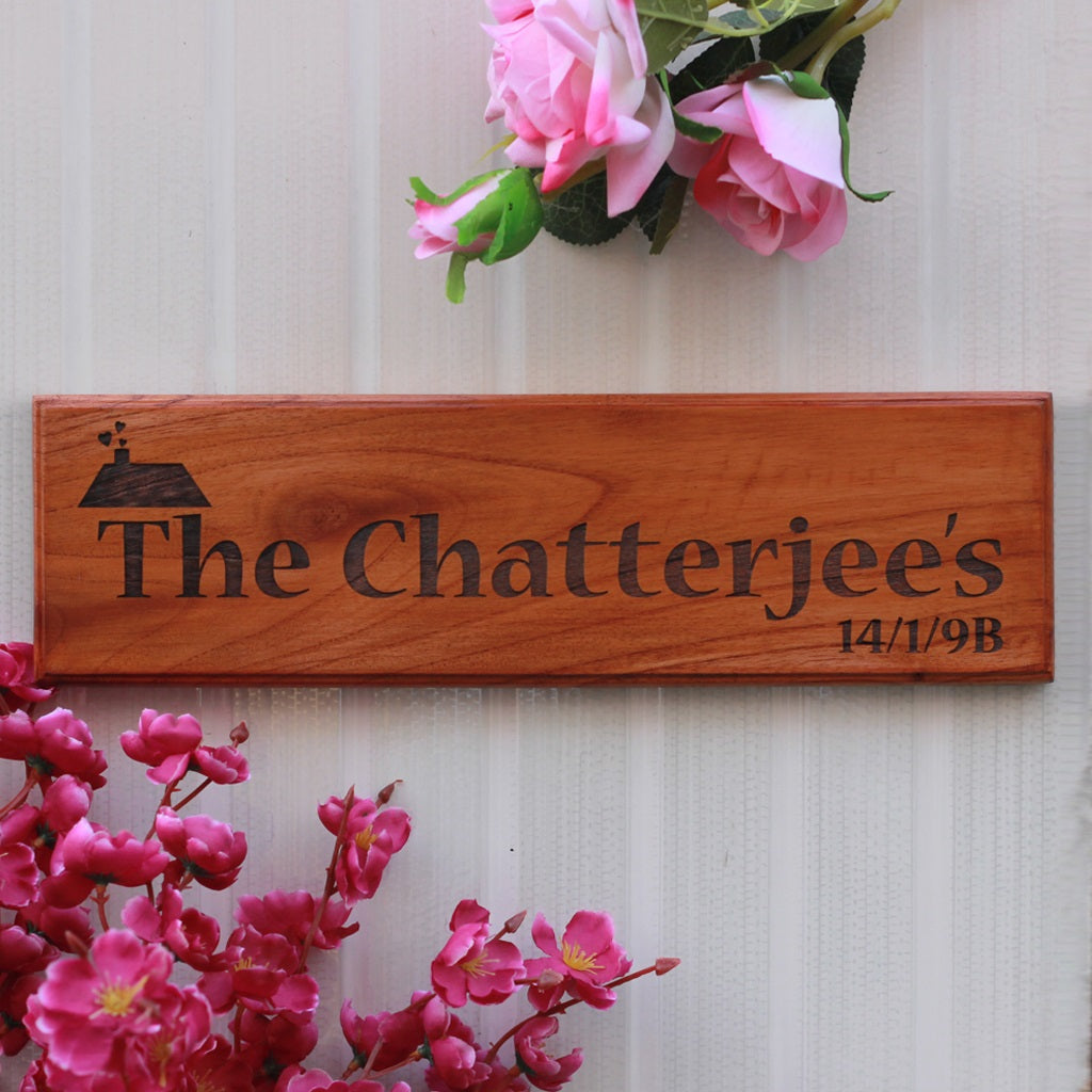 Family Name Signs, Wooden Name Signs & Door Nameplates by Woodgeek Store