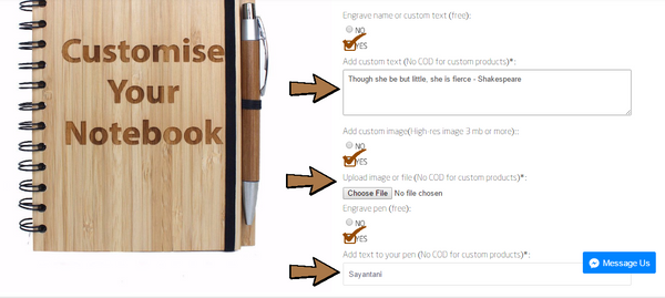 How to customize a bamboo notebook - Woodgeek Store