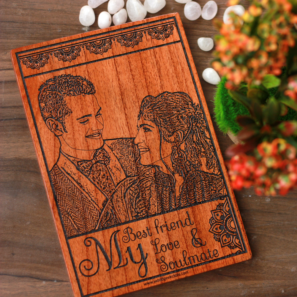 My Best Friend, My Love My Soulmate Personalized Wooden Poster - Customized Wooden Posters - Carved Wooden Posters - Top Selling Woodworking Items - Unique Gifts - Gift Ideas For Couples - Presents For Couples - Woodgeek - Woodgeekstore