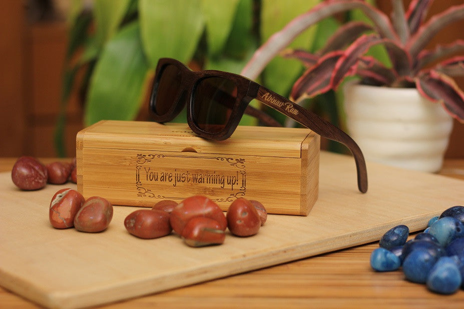 The Journeyman Square Sunglasses - Wooden Personalised Sunglasses - Woodgeek Store