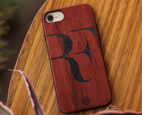 Logo engraved wooden iPhone case - Woodgeek Store