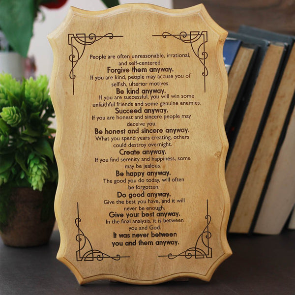 Wooden Signs With Sayings - Personalized Wood Signs - Wooden Plaques - Unique New Year Gifts - Best Wooden Gifts Online - Woodgeek - Woodgeekstore