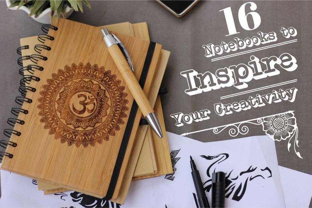 The Best Notebooks For Creative People - Wood Journals To Inspire Creativity - Art Journal - Writers Journal - Poets Journal - Fashion Journal - Doodle Journal - Woodgeek Store 