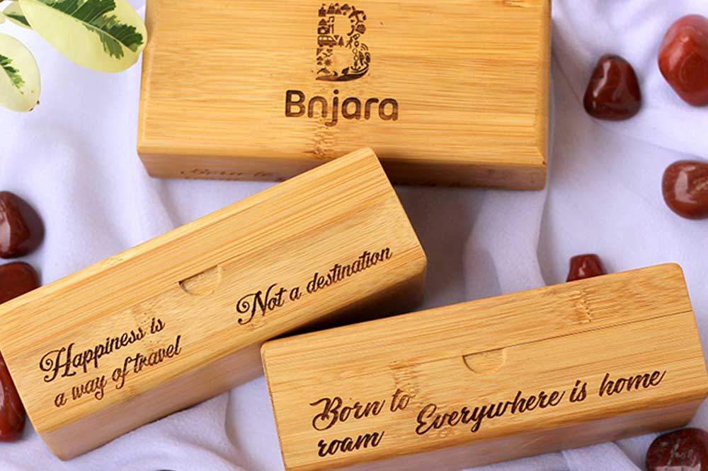 Custom Wooden Boxes As Personalized Corporate Gifts For Banjara Ventures Pvt. Ltd. Best Corporate Gifts for Employees and Promotional gifts for clients