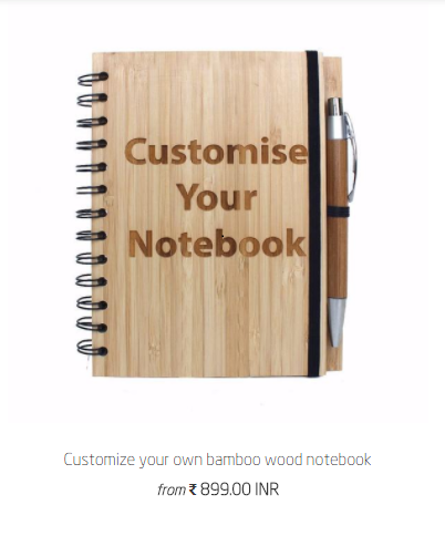 Customize Your Own Wooden Notebook for artists, writers, poets & designers - Woodgeek Store