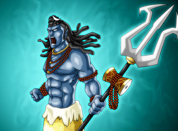 Lord Shiva - Shiva - Hindu God - Lord Shiva Images - Lord Shiva With 6 Pack Abs - Shiva God - Woodgeek - Woodgeekstore