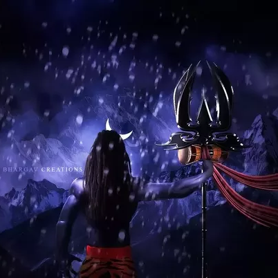 Hindu God Shiva - Kailash Parvat - Mount Kailash - Mahadeva Shiva - Woodgeek - Woodgeekstore