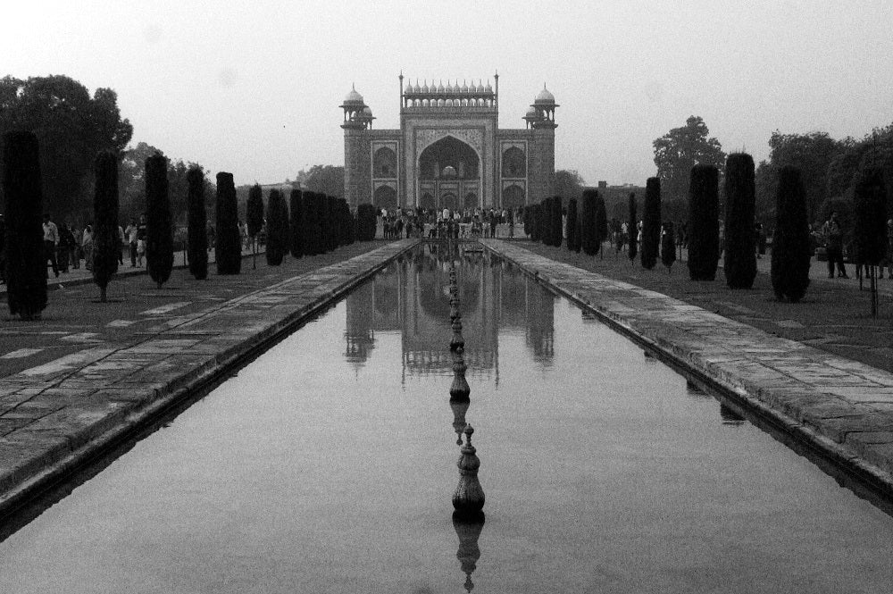 Taj Mahal Eastern Gate - Agra Tourism - India's Golden Triangle Trip by Woodgeek Store