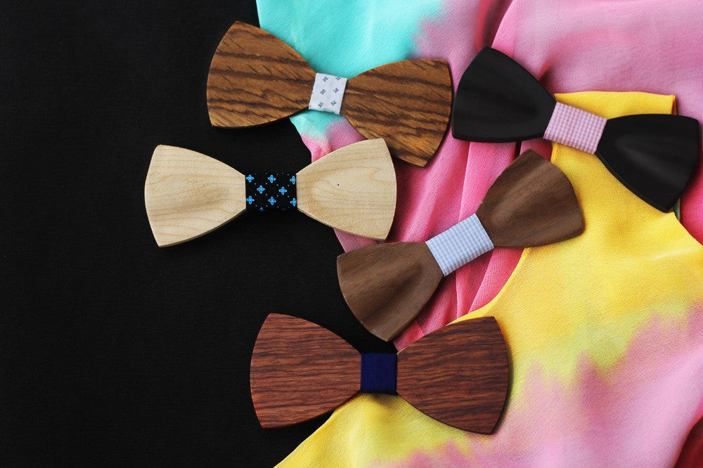 Wooden Bow Ties - Bow ties for Weddings - Grooms & Groomsmen Bow Ties - Woodgeek Store