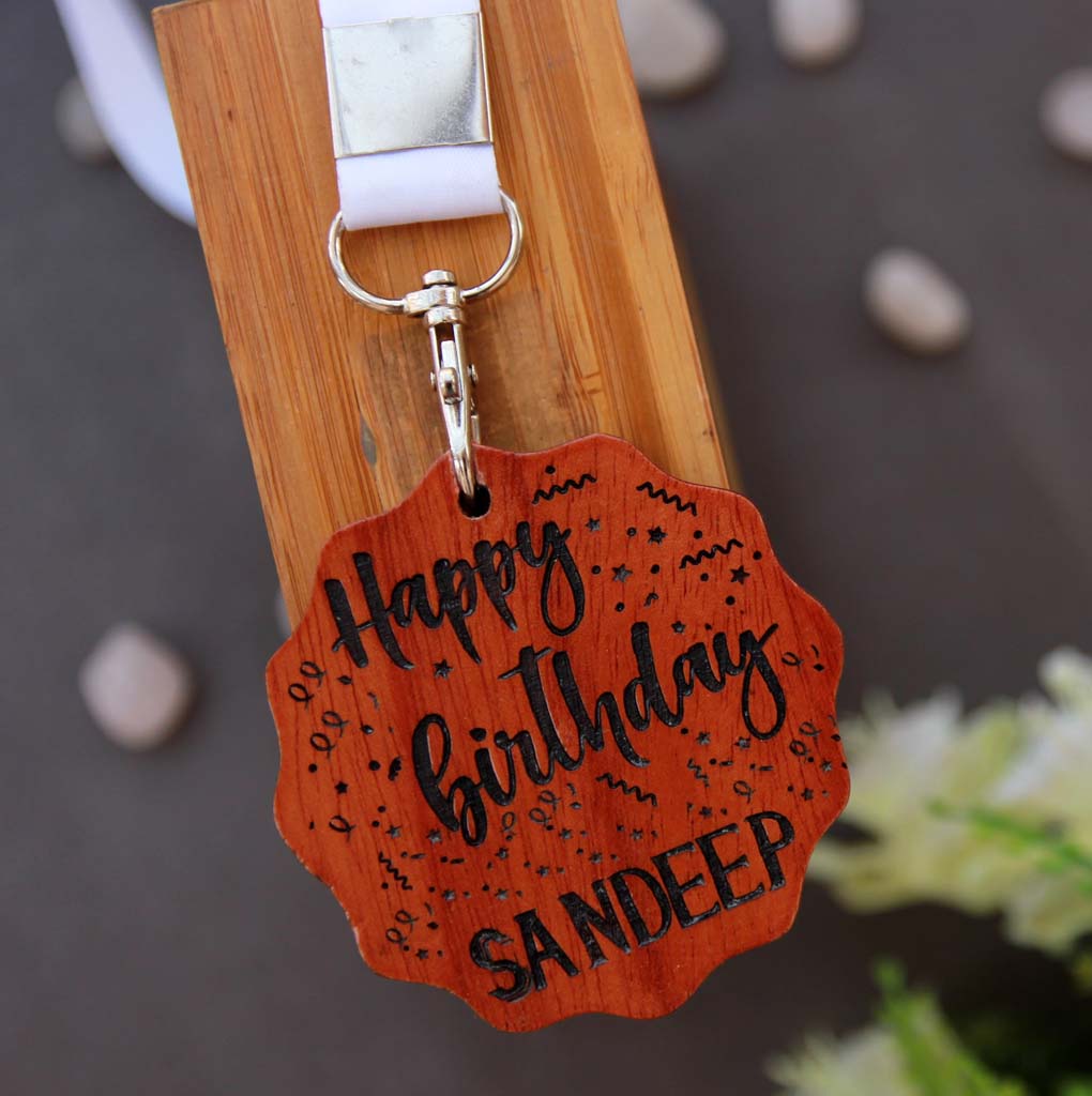 This Custom Medal Engraved With A Birthday Message Is The Best Birthday Gift For Brother. Looking for gifts for brother? This Birthday Greetings Engraved On This Wooden Medal Is A Great Personalized Gift.