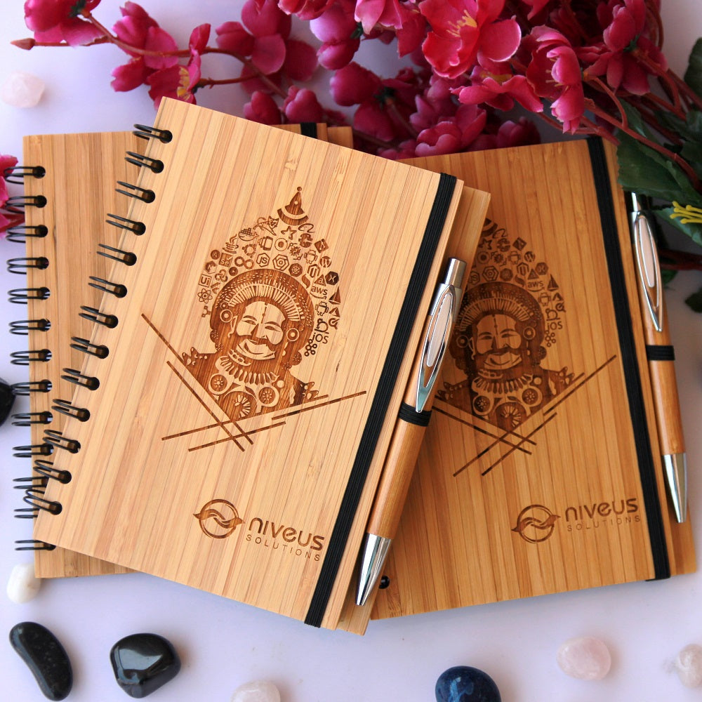 Wooden Notebook As Corporate Gifts - Best Business Gifts For Clients - Corporate Gifts for Employees