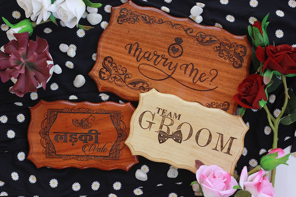 Personalized Wedding Signs You And Your Guests Will Love by Woodgeek Store