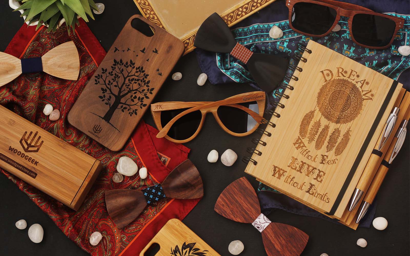 Unique Wooden Gifts - Online Wooden Products - Wooden Notebook - Wooden Writer's Diary - Wooden Bow Tie - Prescription Glasses - Wooden Sunglasses - Best Iphone Cases - Wooden Phone Case - Wooden Gifts For Him - Wooden Gifts For Her - Christmas Gifts - Woodegeek - Woodgeekstore