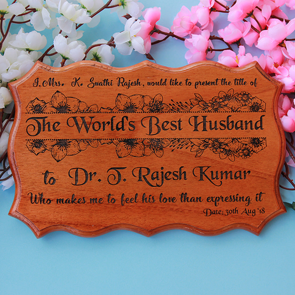 Best husband and wife gift- Wooden carved certificate-Wedding gift idea-  woodgeek store