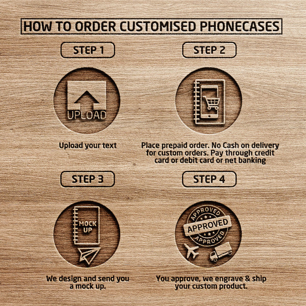 How to order customized wooden phone case - Woodgeek Store