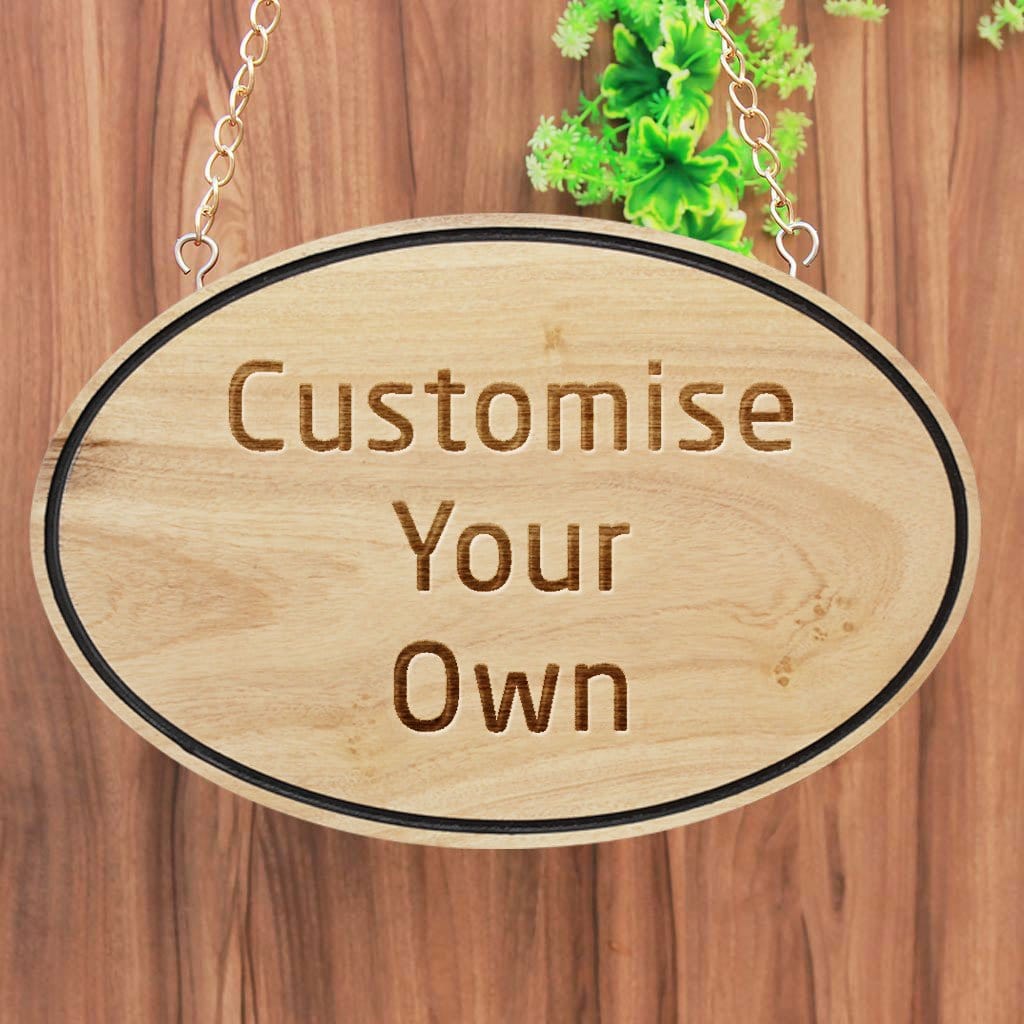 Create Your Own Wooden Sign - Custom Wood Signs - Personalized Wood Signs - Woodgeek Store