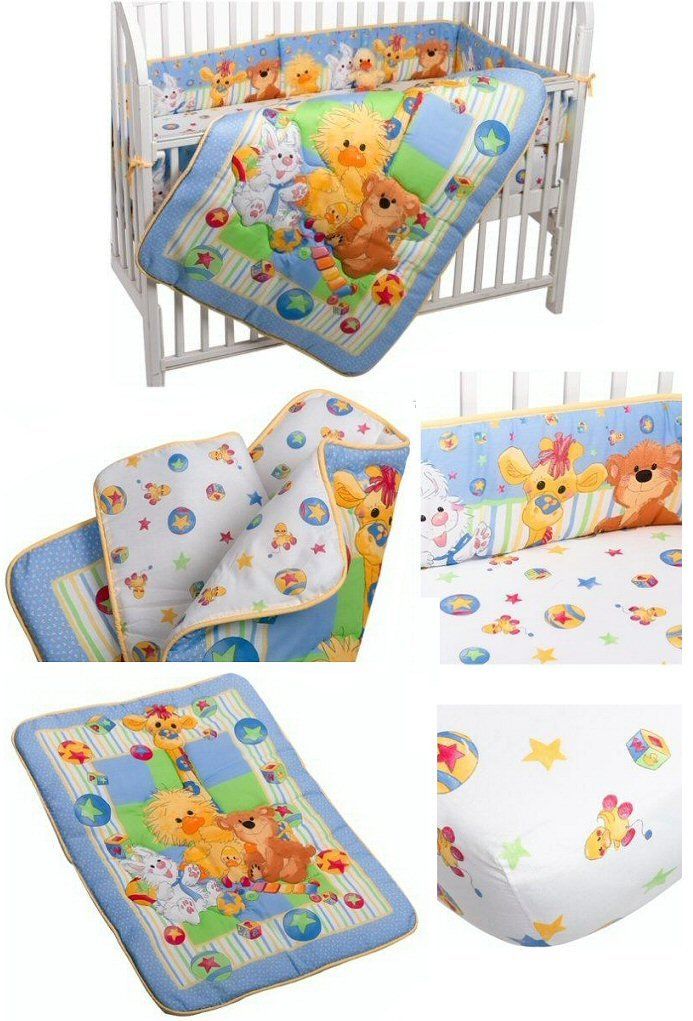 zoo crib bedding set