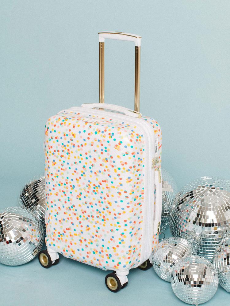 oh joy luggage confetti