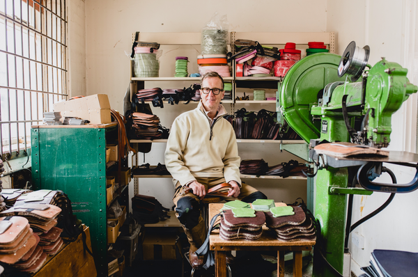 Bradleys the tannery handmade leather knee pads 