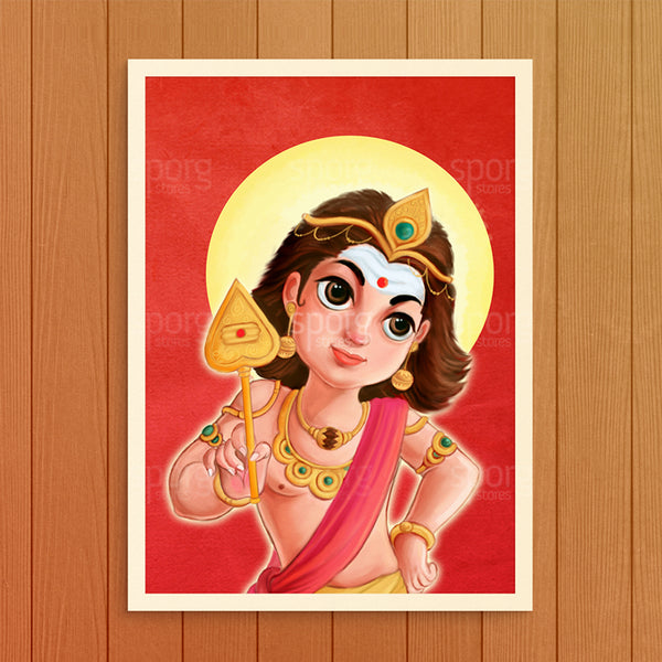 Little Muruga Art Print Poster