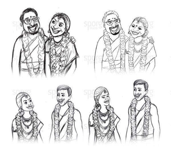 wedding-illustration-sketch-india