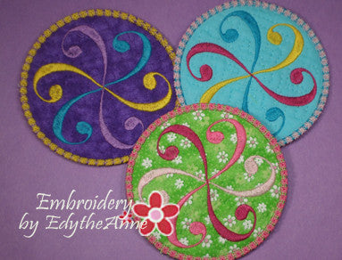 Color Swirl Coaster