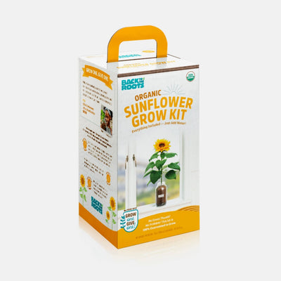 Organic Sunflower Windowsill Grow Kit 🌻